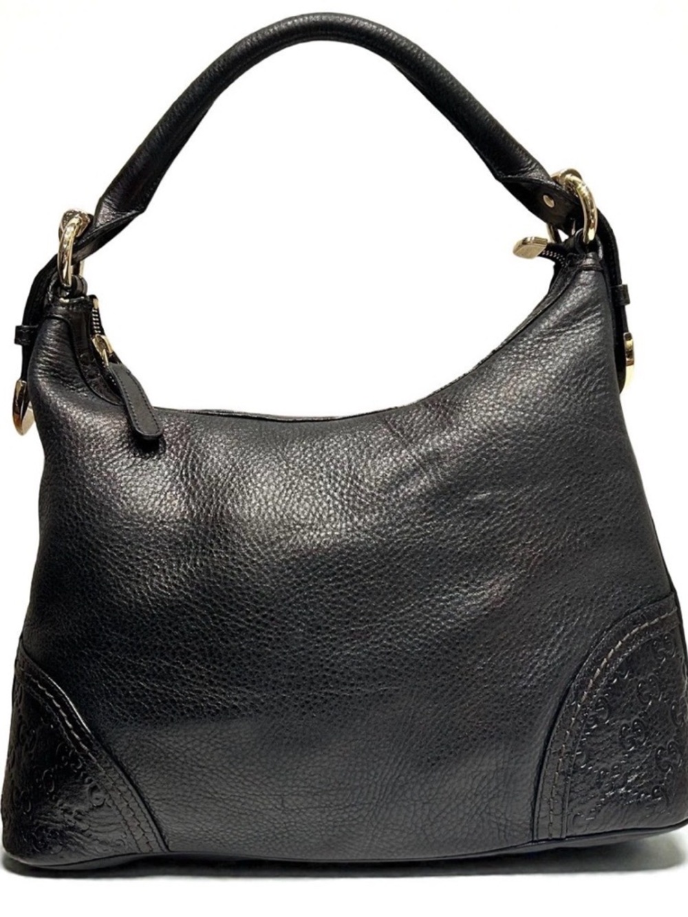 Gucci Black Leather Shoulder Bag